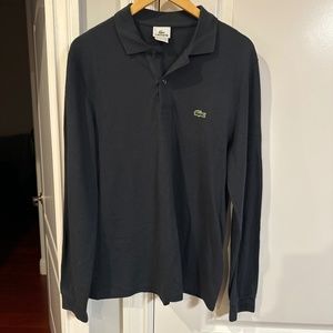 Medium Lacoste long sleeve polo
